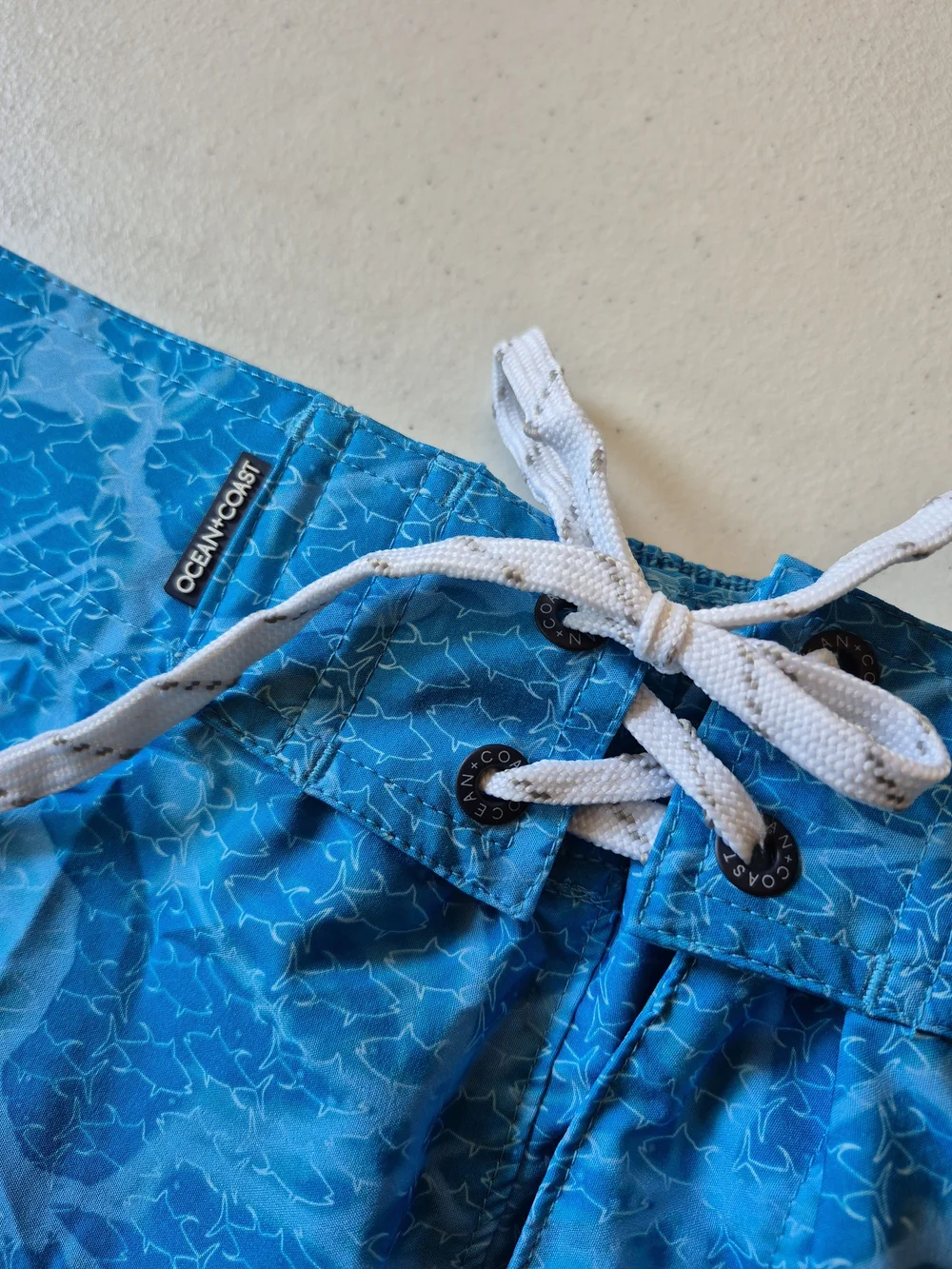 Men's Blue & Green Gradient Swim Board Shorts 4899
